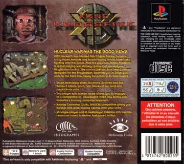 KKND Krossfire (EU) box cover back